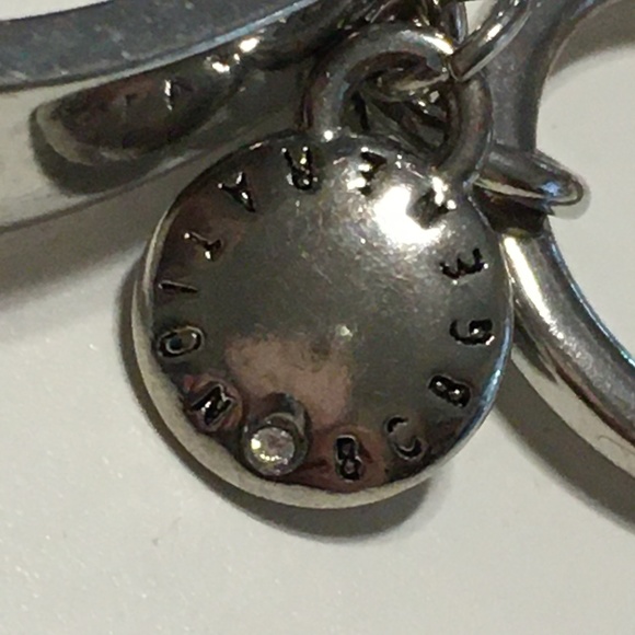 BCBG Live Laugh Love A Lot Silver Tone Bracelet - Picture 8 of 8